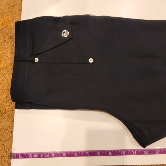 ST. JOHN SPORT BLACK TROUSERS PANTS, sz 8 - Picture 14 of 16